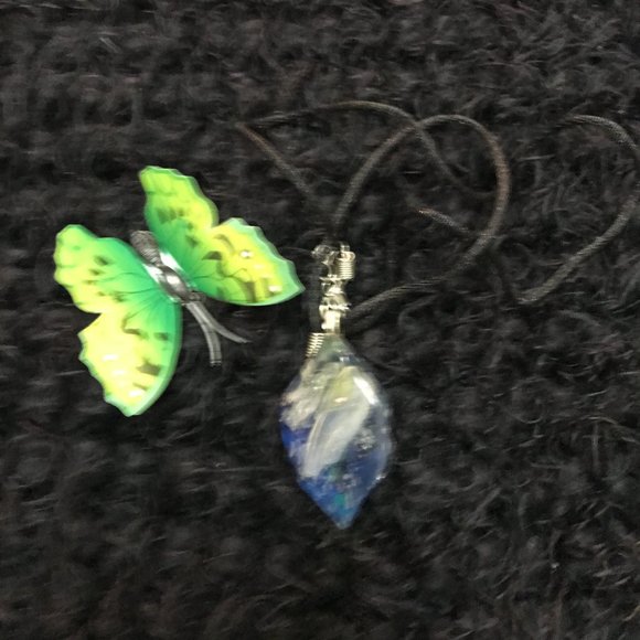 Exclusive Unique Rare Vintage Sea Glass ONe of a Kind Handmade Necklace - Picture 13 of 16